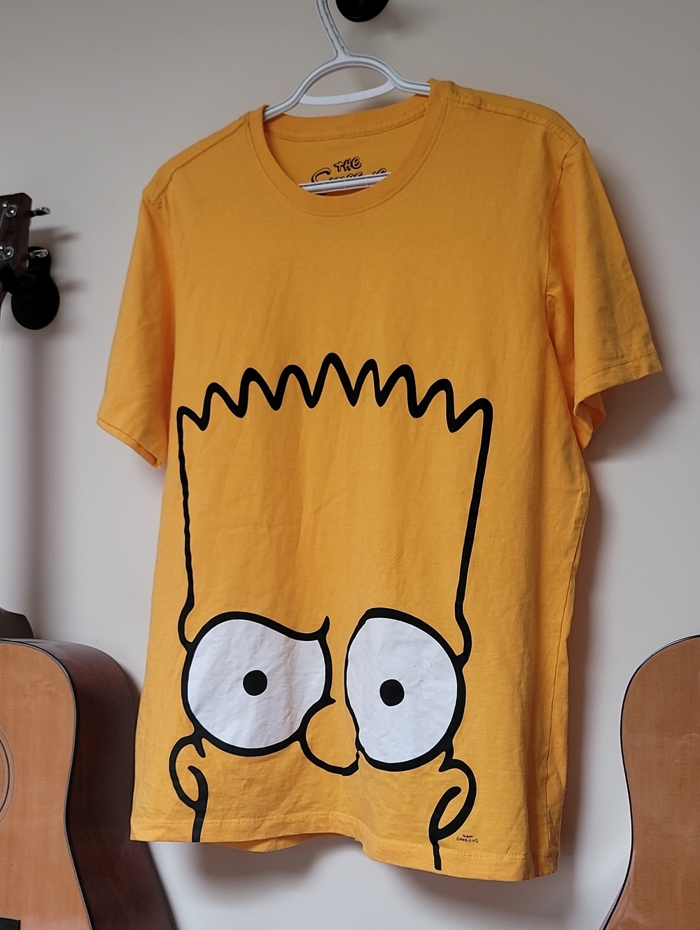 Source Unknown Yellow Graphic Bart-Inspired Short Sleeve Tee